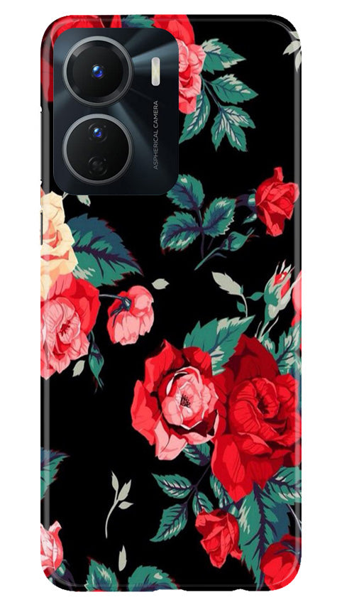 Red Rose2 Mobile Back Case for Vivo Y16 (Design - 81) Red Rose2 Case for Vivo Y16