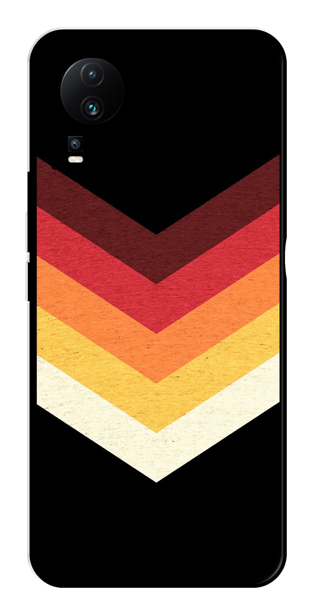 MultiColor Arrow Metal Mobile Case for iQOO Neo 7 Pro MultiColor Arrow Metal Mobile Case for iQOO Neo 7 Pro (Design No -04)