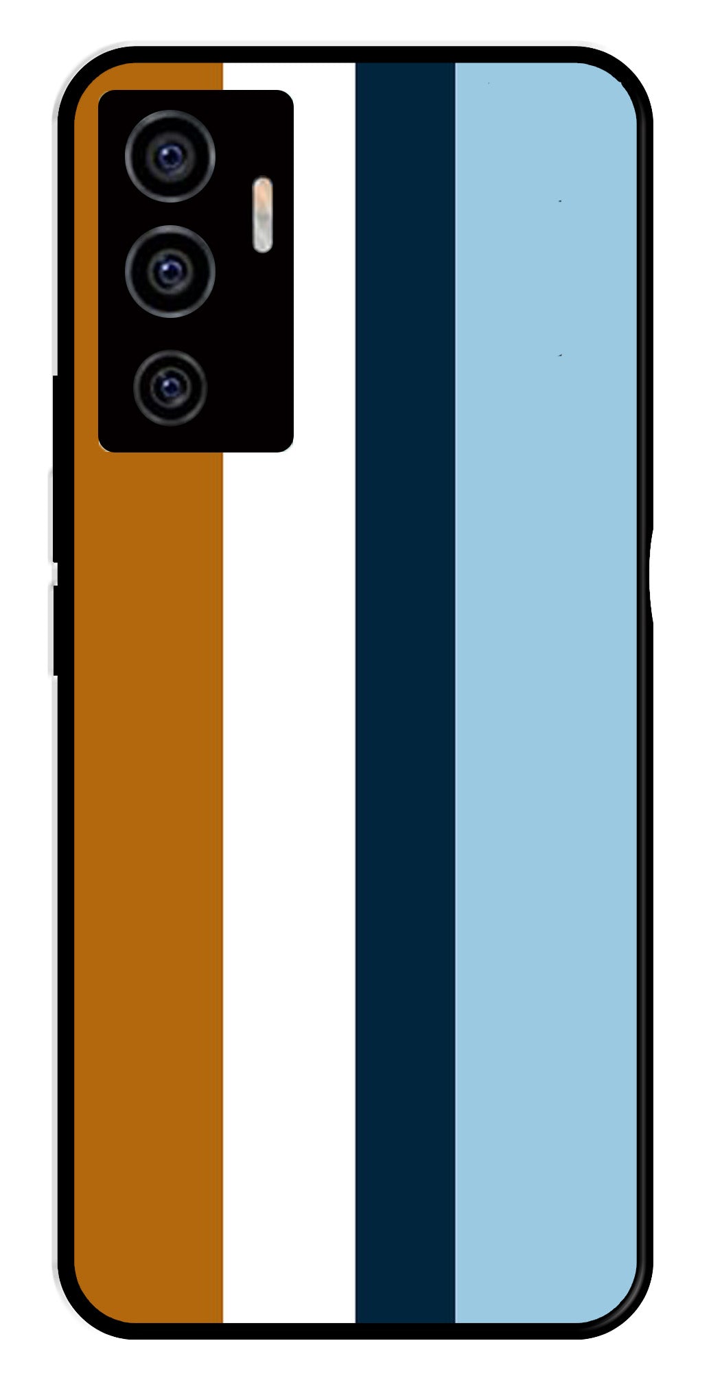 MultiColor Pattern Metal Mobile Case for Vivo V22E 5G MultiColor Pattern Metal Mobile Case for Vivo V22E 5G (Design No -17)