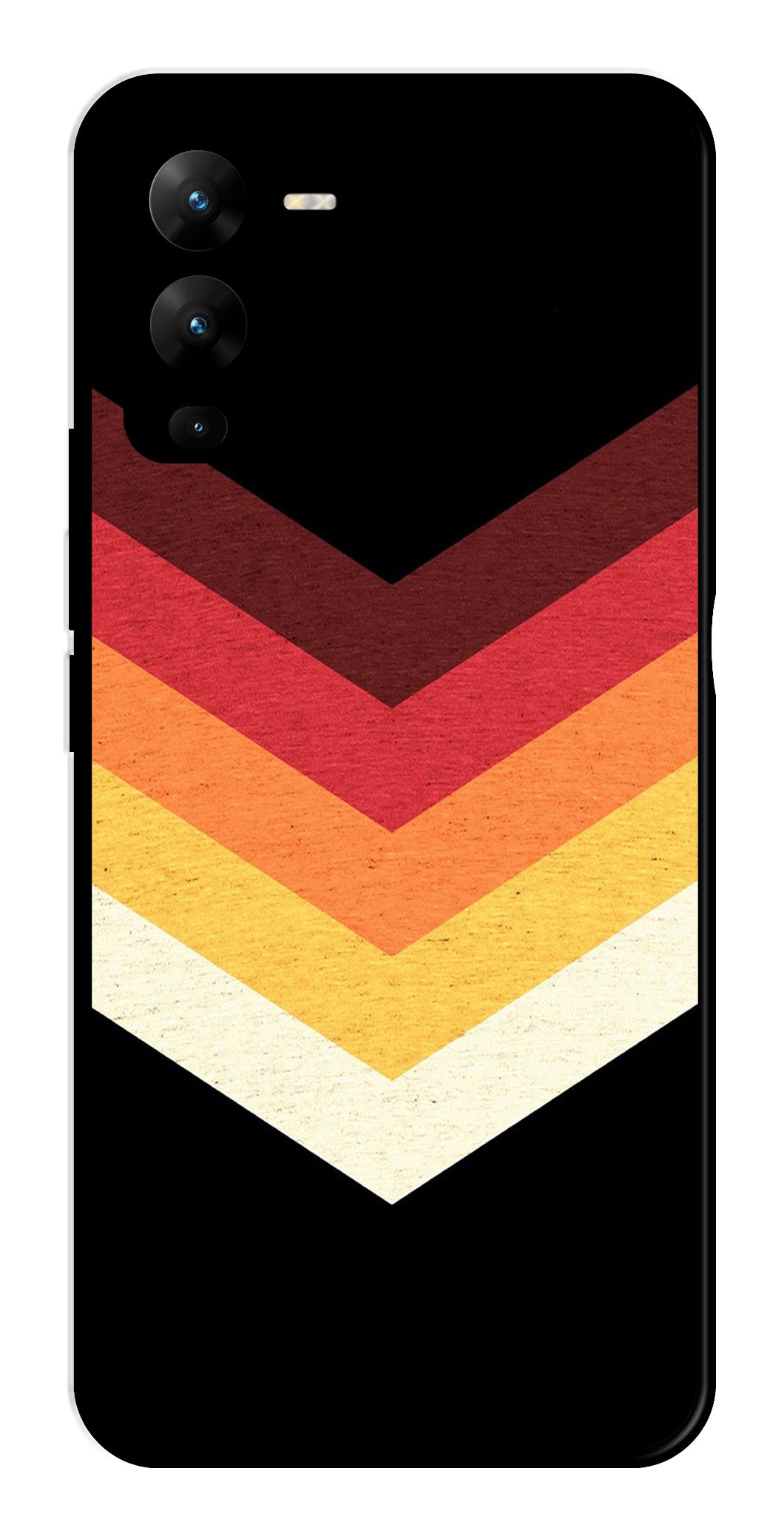 MultiColor Arrow Metal Mobile Case for Vivo V25 Pro MultiColor Arrow Metal Mobile Case for Vivo V25 Pro (Design No -04)