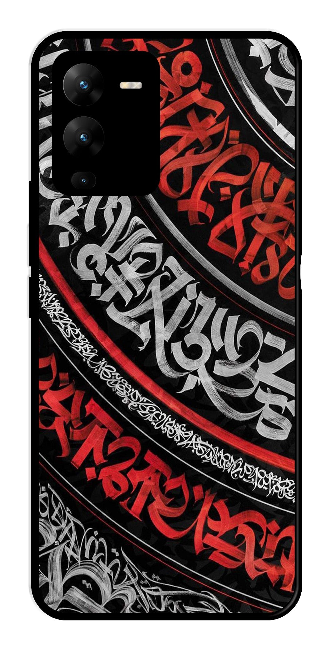 Qalander Art Metal Mobile Case for Vivo V25 Pro (Design No -49)