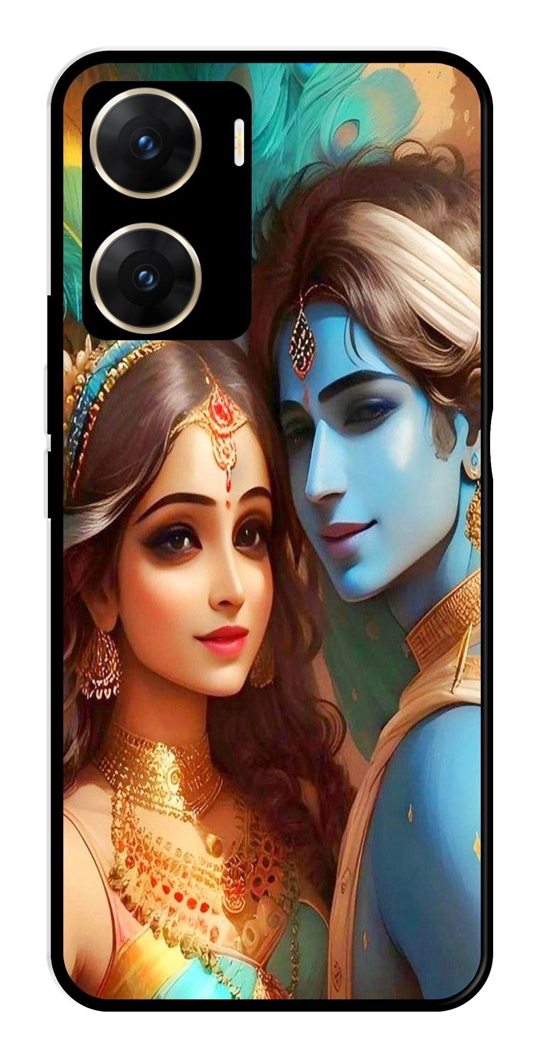 Lord Radha Krishna Metal Mobile Case for Vivo V29E 5G Lord Radha Krishna Metal Mobile Case for Vivo V29E 5G (Design No -01)