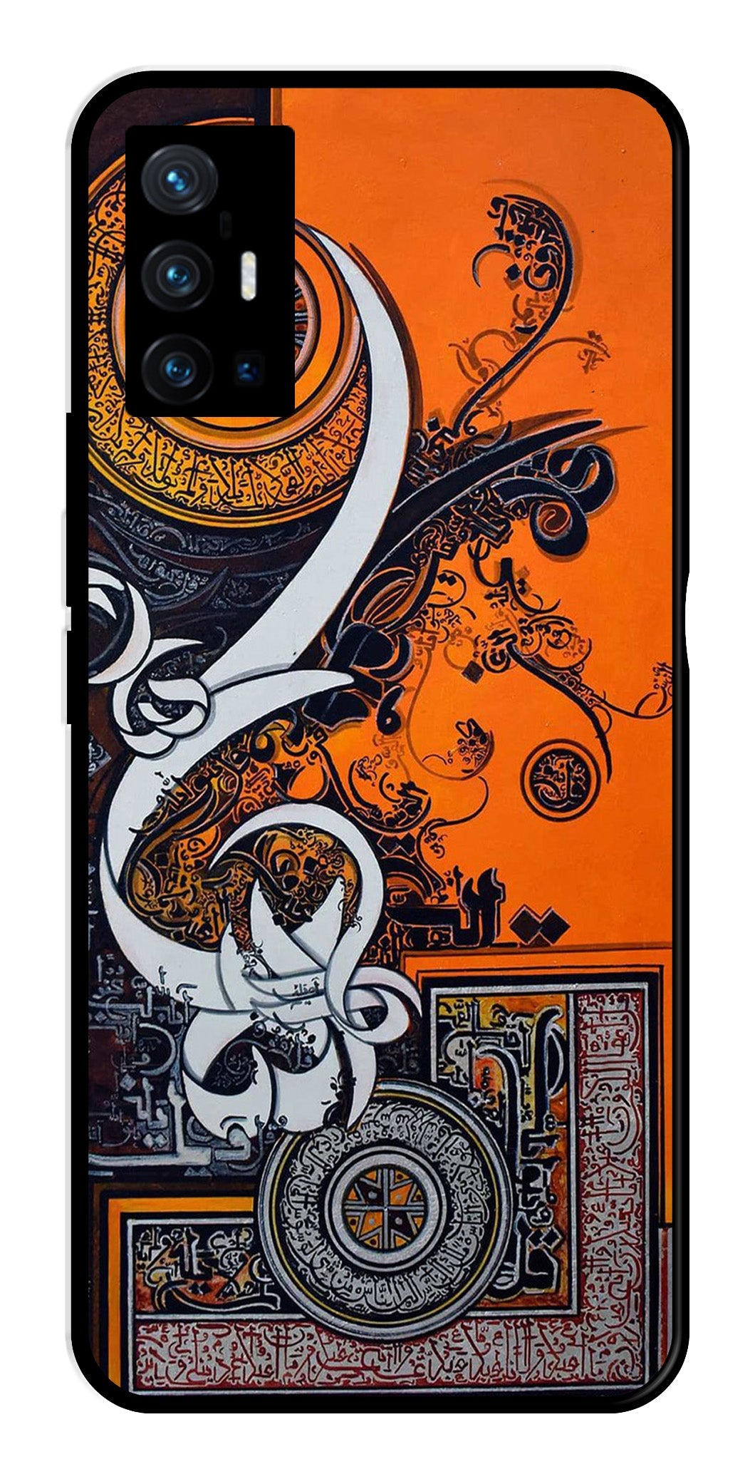 Qalander Art Metal Mobile Case for Vivo X70 Pro Plus Qalander Art Metal Mobile Case for Vivo X70 Pro Plus (Design No -16)