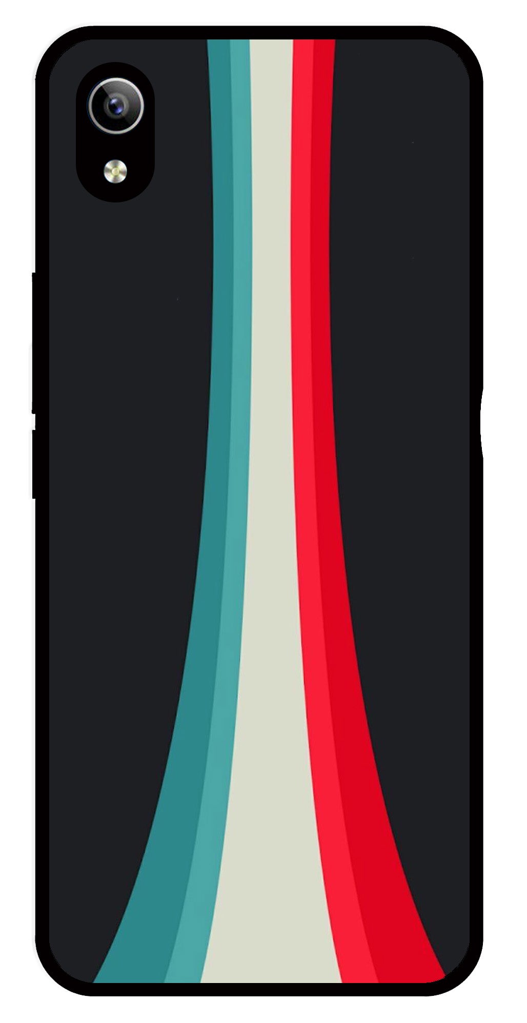 Modern Art Colorful Metal Mobile Case for Vivo Y91i Modern Art Colorful Metal Mobile Case for Vivo Y91i (Design No -48)