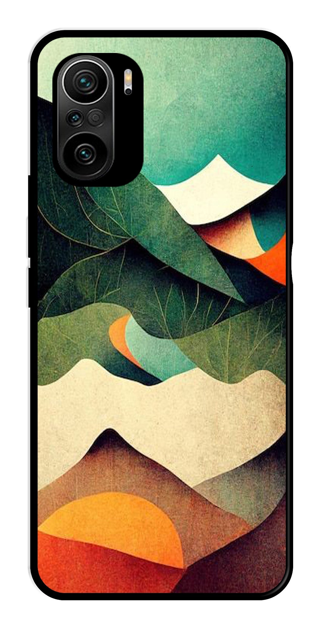 MultiColor Pattern Metal Mobile Case for Xiaomi 11X MultiColor Pattern Metal Mobile Case for Xiaomi 11X (Design No -43)