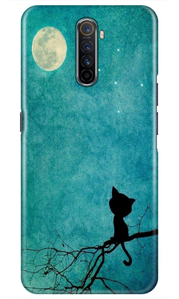 Moon cat Mobile Back Case for Realme X2 Pro (Design - 70) Moon cat Case for Realme X2 Pro