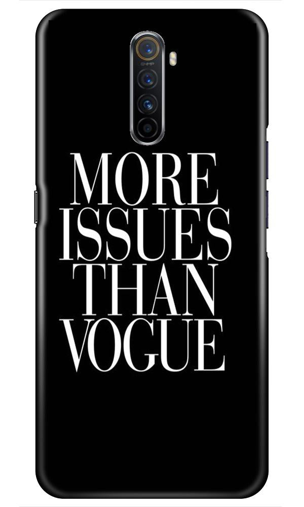 More Issues than Vague Mobile Back Case for Realme X2 Pro (Design - 74) More Issues than Vague Case for Realme X2 Pro