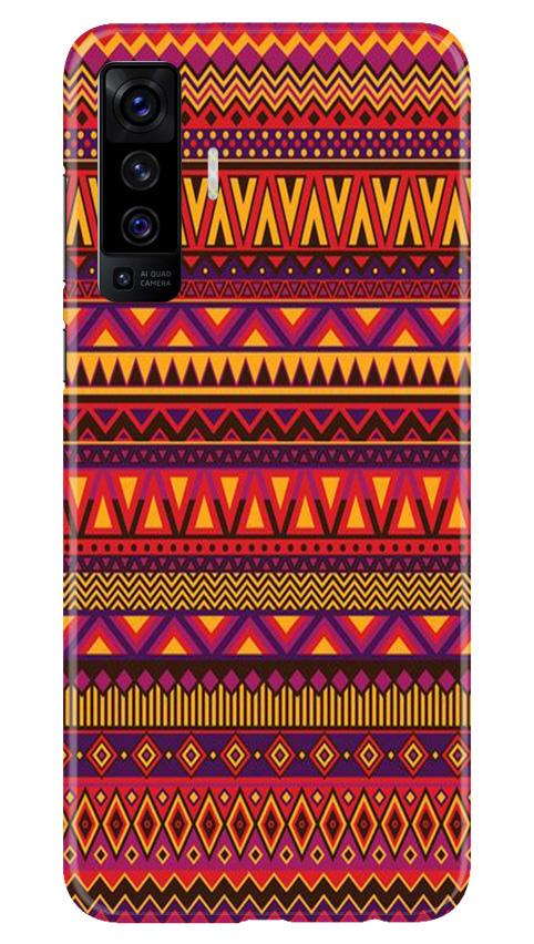 Zigzag line pattern2 Mobile Back Case for Vivo X50 (Design - 10) Zigzag line pattern2 Case for Vivo X50
