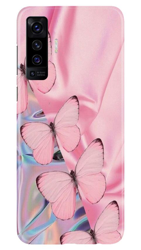 Butterflies Mobile Back Case for Vivo X50 (Design - 26) Butterflies Case for Vivo X50
