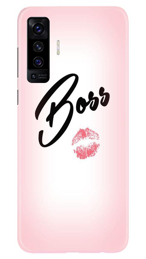 Boss Mobile Back Case for Vivo X50 (Design - 59) Boss Case for Vivo X50