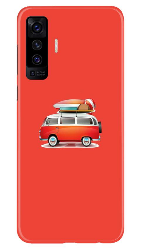 Travel Bus Mobile Back Case for Vivo X50 (Design - 258) Travel Bus Case for Vivo X50 (Design No. 258)