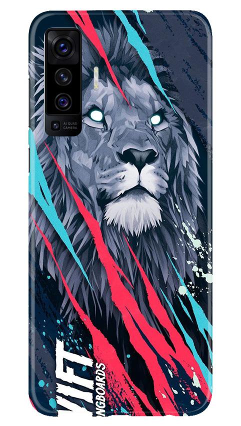Lion Mobile Back Case for Vivo X50 (Design - 278) Lion Case for Vivo X50 (Design No. 278)