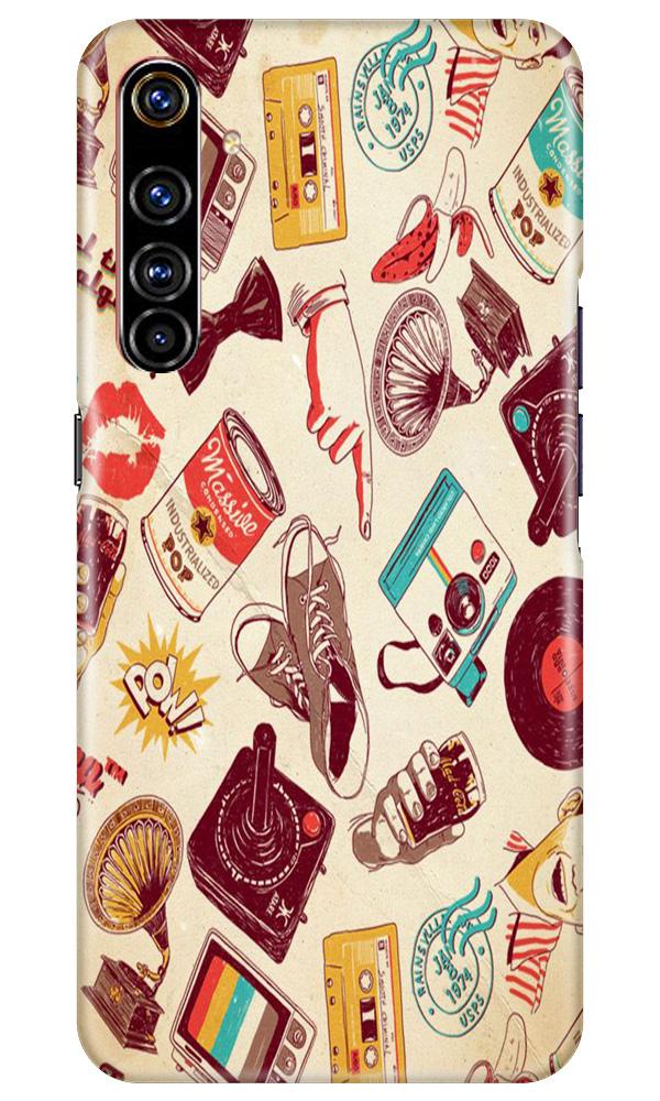 Vintage Mobile Back Case for Realme X50 Pro (Design - 35) Vintage Case for Realme X50 Pro