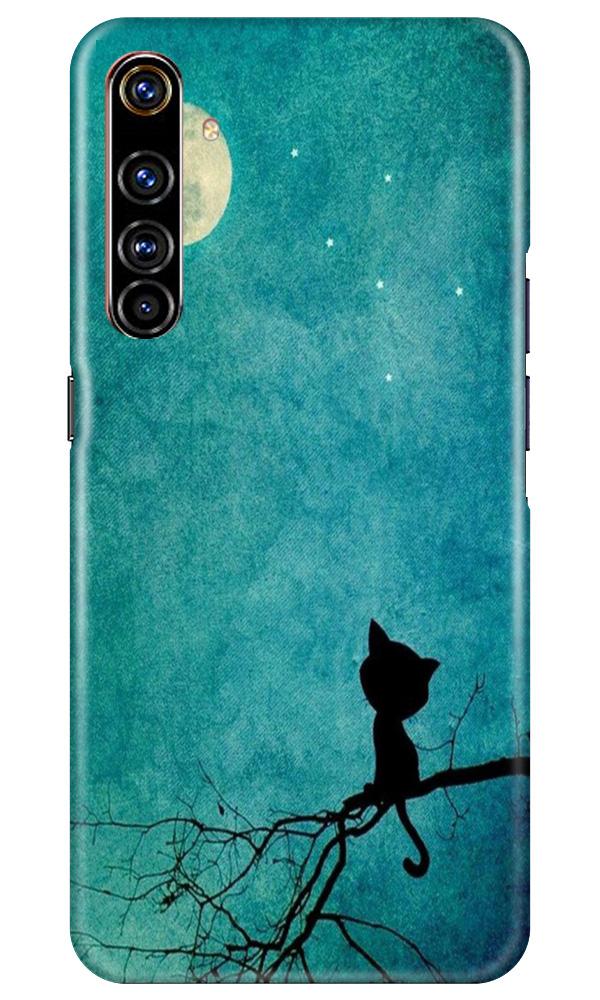 Moon cat Mobile Back Case for Realme X50 Pro (Design - 70) Moon cat Case for Realme X50 Pro