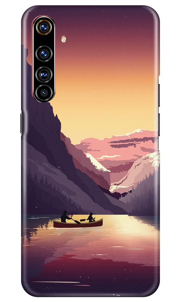 Mountains Boat Mobile Back Case for Realme X50 Pro (Design - 181) Mountains Boat Case for Realme X50 Pro (Design - 181)