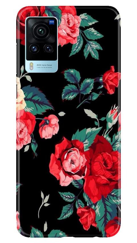 Red Rose2 Mobile Back Case for Vivo X60 Pro (Design - 81) Red Rose2 Case for Vivo X60 Pro