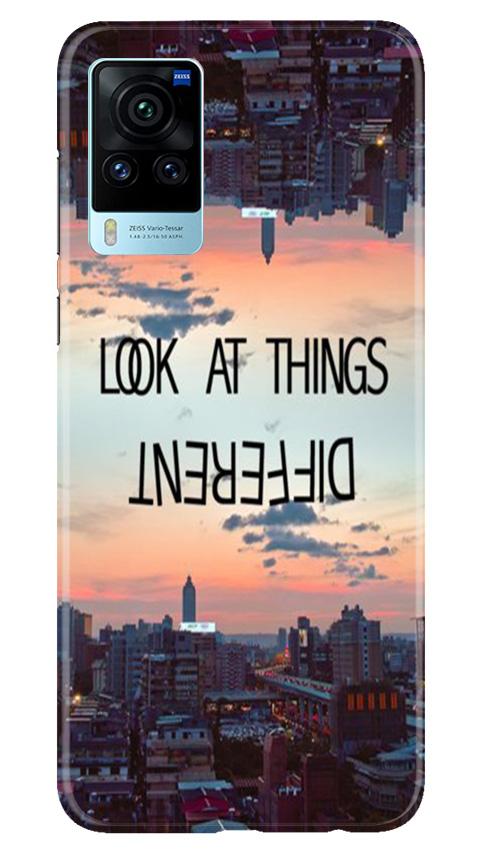 Look at things different Mobile Back Case for Vivo X60 Pro (Design - 99) Look at things different Case for Vivo X60 Pro