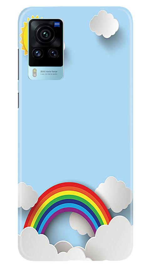 Rainbow Mobile Back Case for Vivo X60 Pro (Design - 225) Rainbow Case for Vivo X60 Pro (Design No. 225)