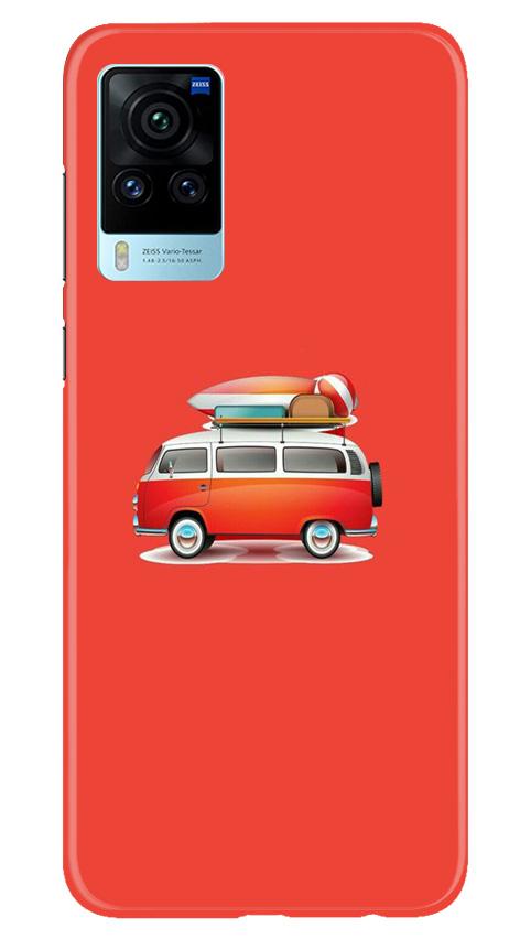 Travel Bus Mobile Back Case for Vivo X60 Pro (Design - 258) Travel Bus Case for Vivo X60 Pro (Design No. 258)
