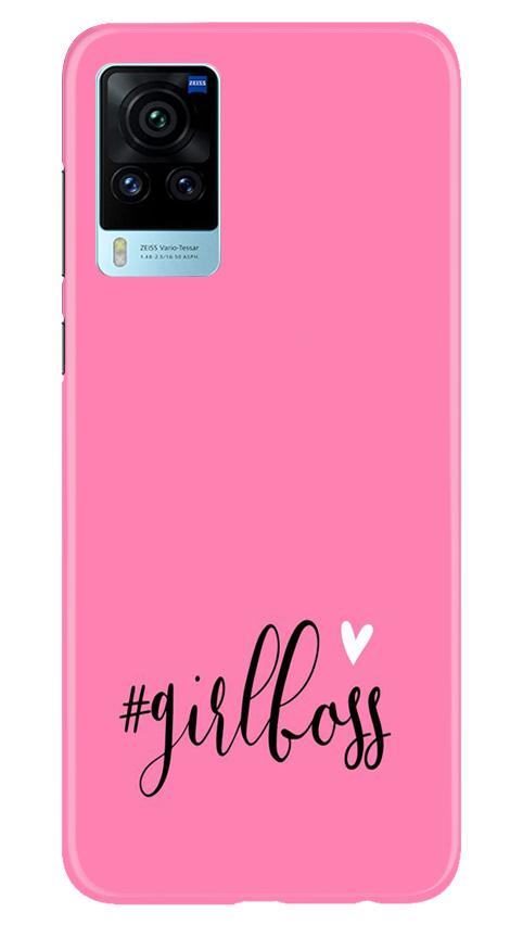 Girl Boss Pink Mobile Back Case for Vivo X60 Pro (Design - 269) Girl Boss Pink Case for Vivo X60 Pro (Design No. 269)