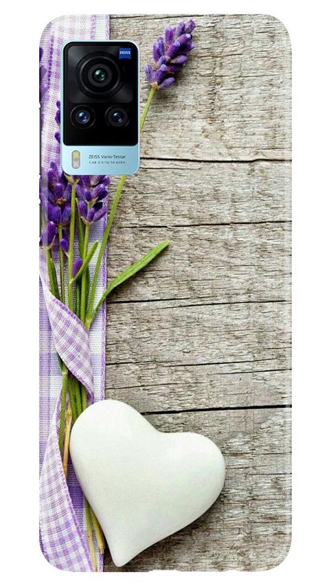 White Heart Mobile Back Case for Vivo X60 Pro (Design - 298) White Heart Case for Vivo X60 Pro (Design No. 298)