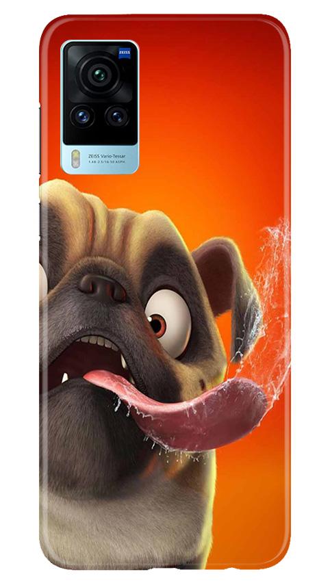 Dog Mobile Back Case for Vivo X60 Pro (Design - 343) Dog Mobile Back Case for Vivo X60 Pro (Design - 343)