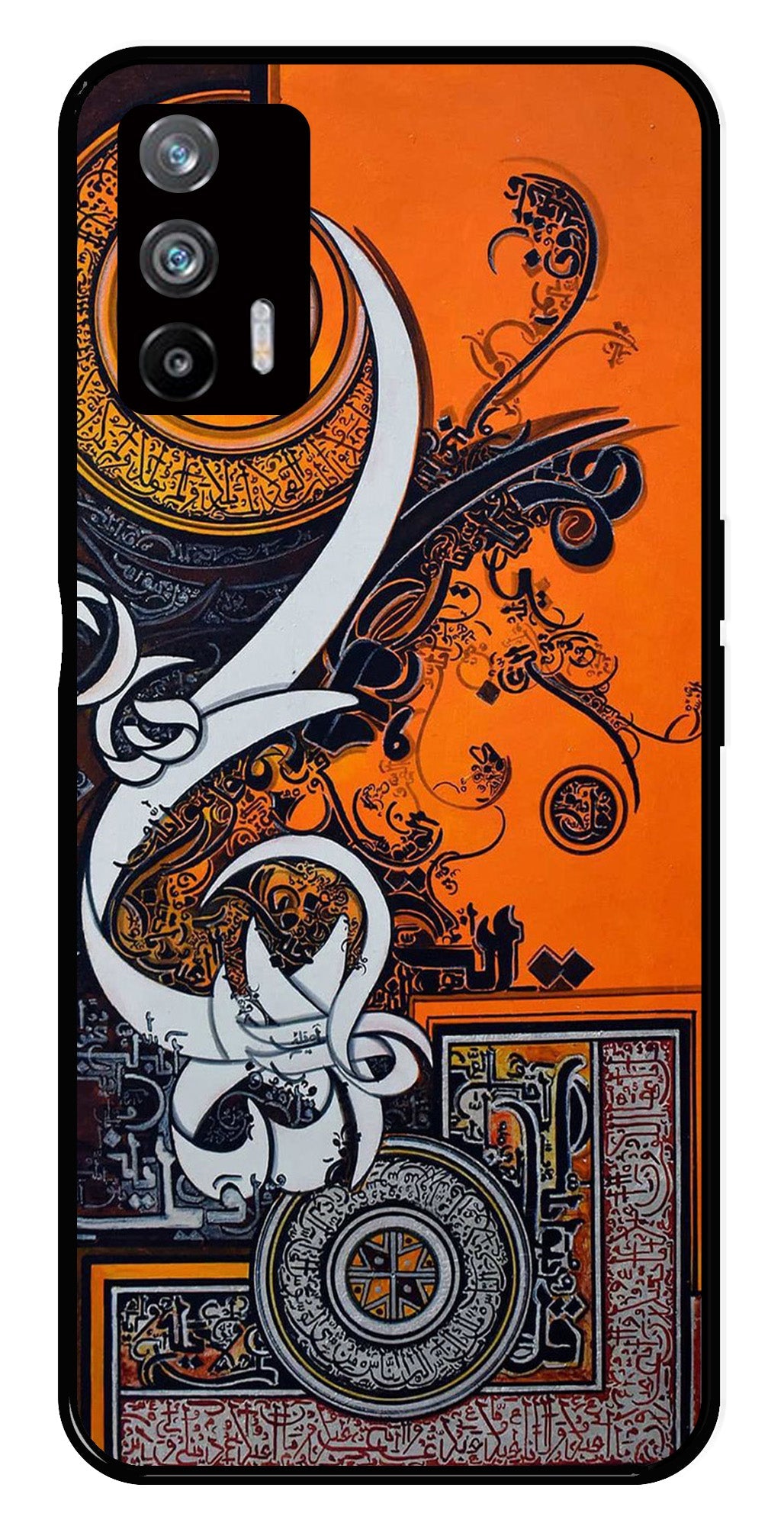 Qalander Art Metal Mobile Case for Realme X7 Max 5G Qalander Art Metal Mobile Case for Realme X7 Max 5G (Design No -16)