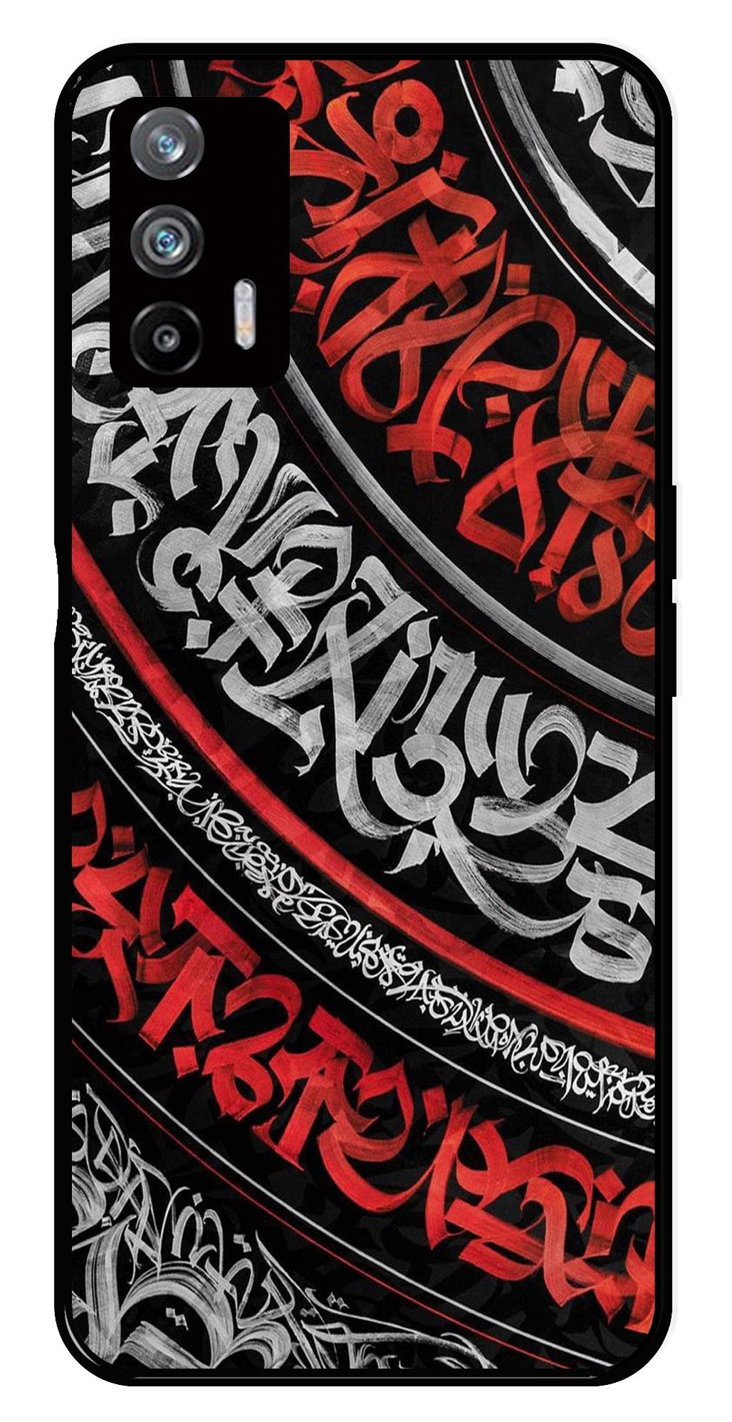 Qalander Art Metal Mobile Case for Realme X7 Max 5G (Design No -49)