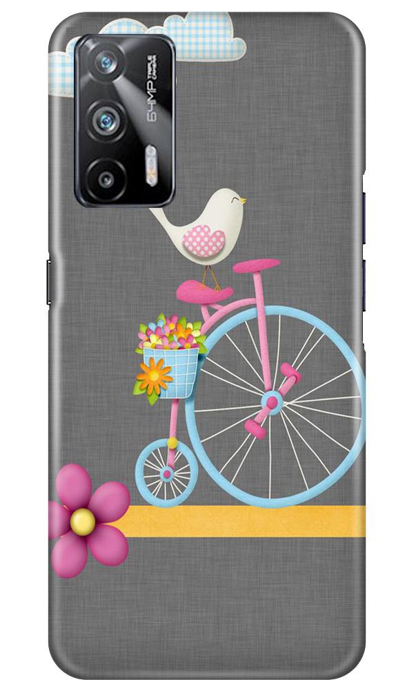 Sparron with cycle Mobile Back Case for Realme X7 Max 5G (Design - 34) Sparron with cycle Case for Realme X7 Max 5G