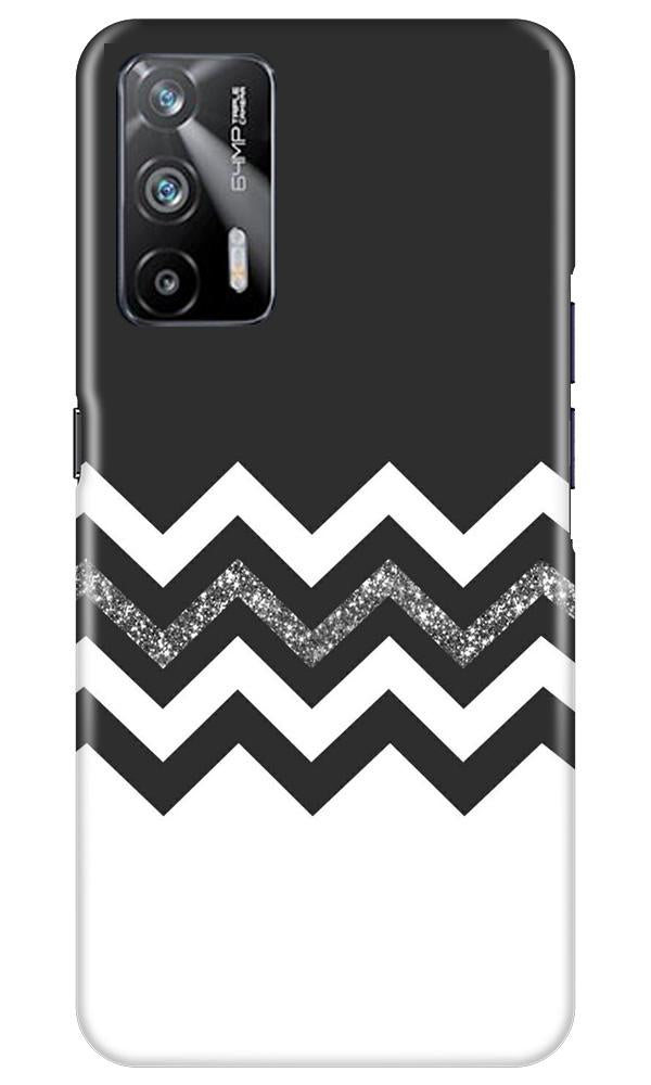 Black white Pattern2Mobile Back Case for Realme X7 Max 5G (Design - 83) Black white Pattern2Case for Realme X7 Max 5G