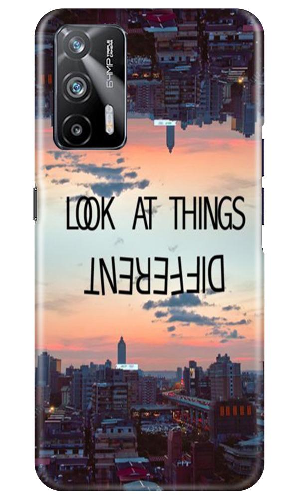 Look at things different Mobile Back Case for Realme X7 Max 5G (Design - 99) Look at things different Case for Realme X7 Max 5G