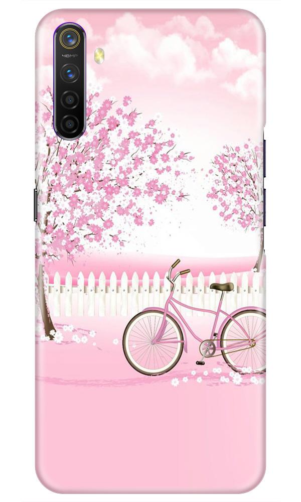 Pink Flowers Cycle Case for Realme XT (Design - 102) Pink Flowers Cycle Case for Realme XT (Design - 102)