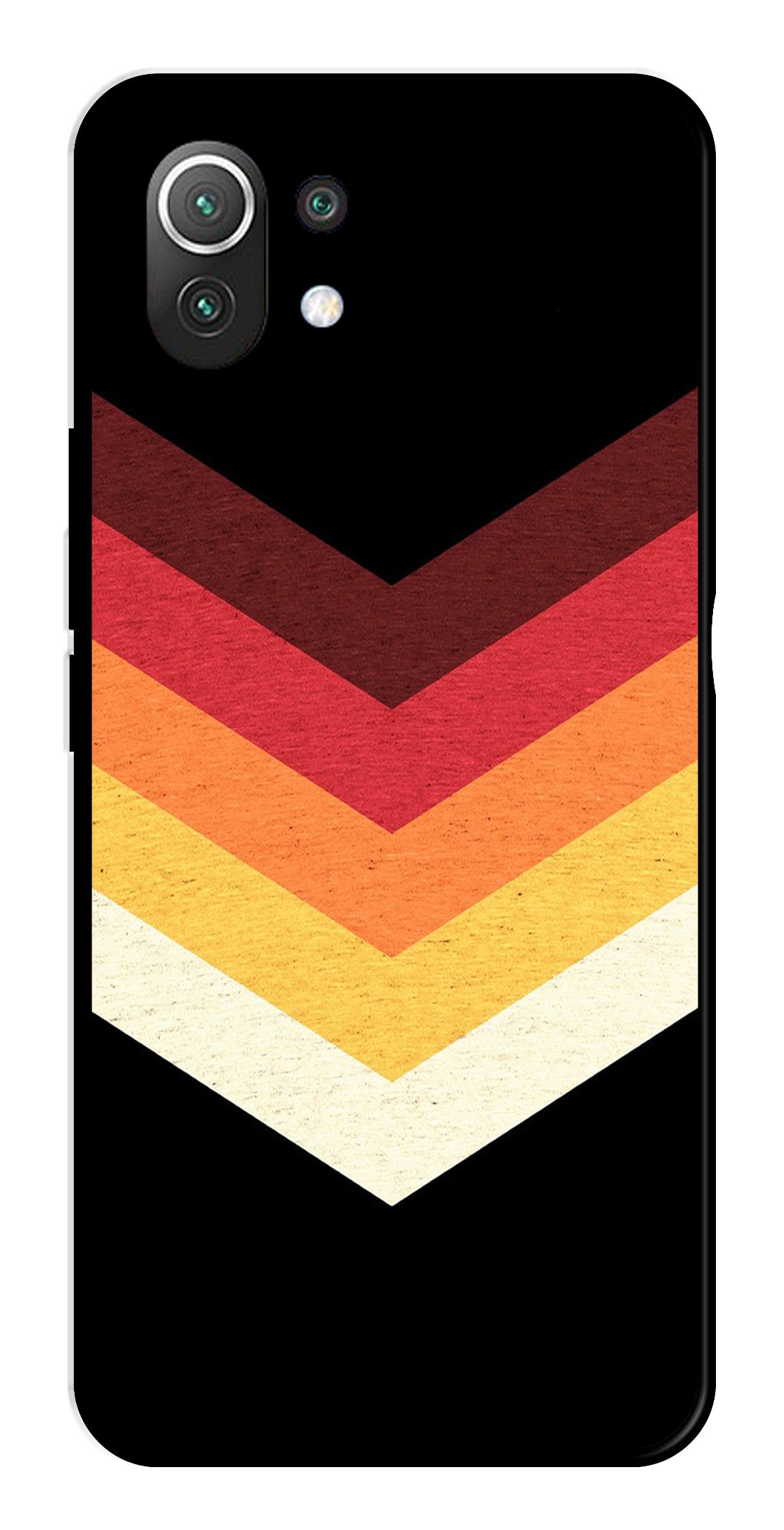 MultiColor Arrow Metal Mobile Case for Xiaomi 11 Lite 5G MultiColor Arrow Metal Mobile Case for Xiaomi 11 Lite 5G (Design No -04)