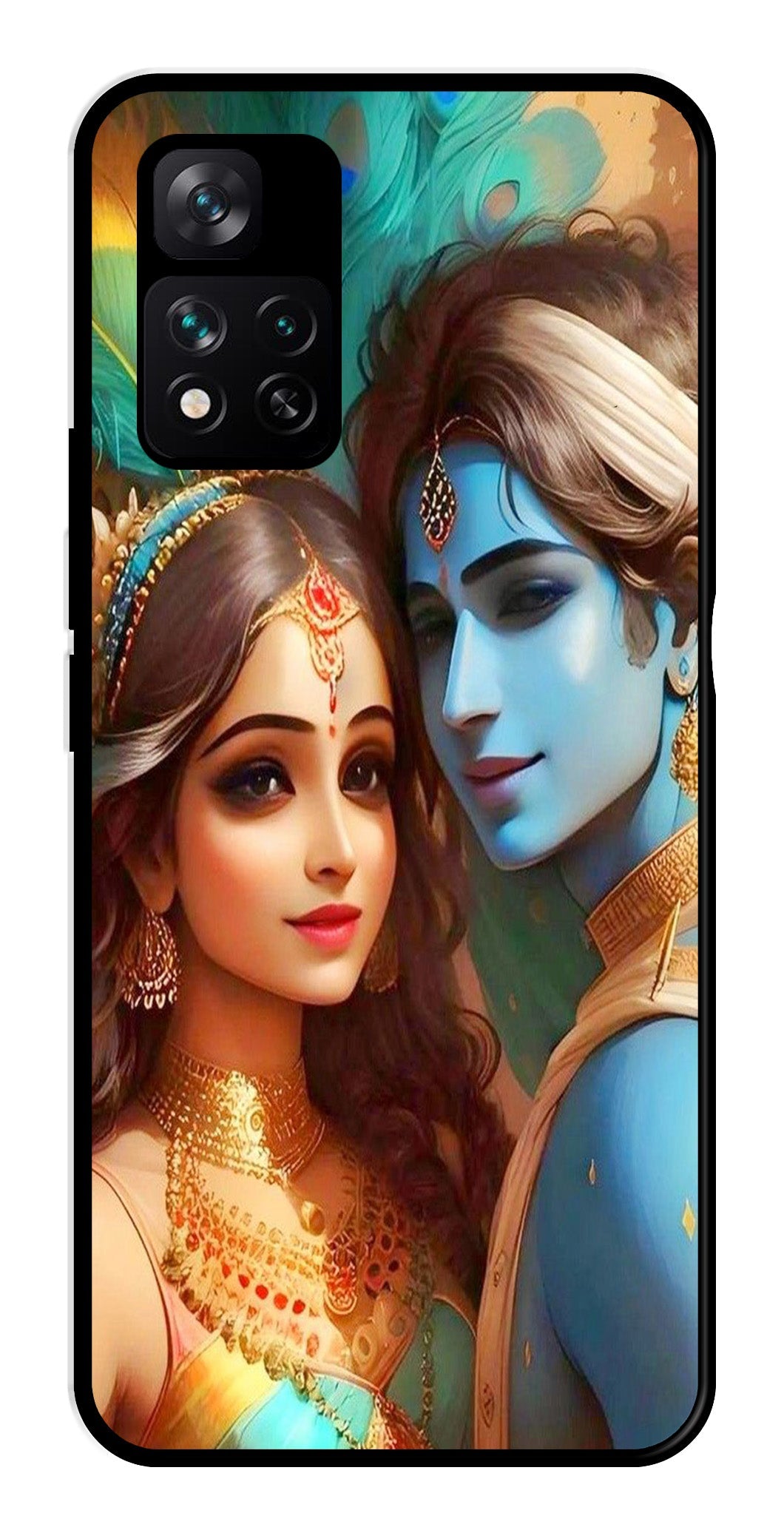 Lord Radha Krishna Metal Mobile Case for Xiaomi 11i 5G Lord Radha Krishna Metal Mobile Case for Xiaomi 11i 5G (Design No -01)