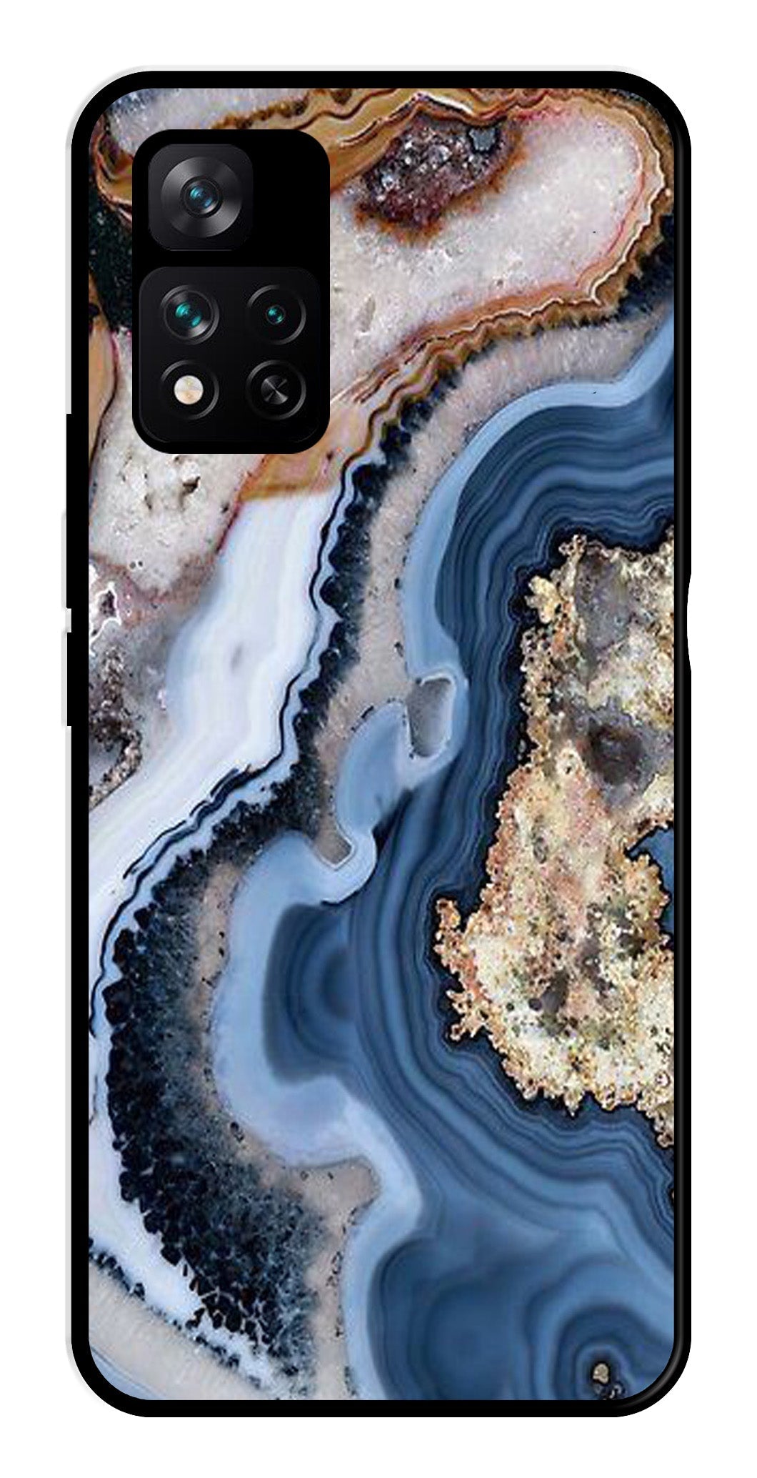 Marble Design Metal Mobile Case for Xiaomi 11i 5G Marble Design Metal Mobile Case for Xiaomi 11i 5G (Design No -53)