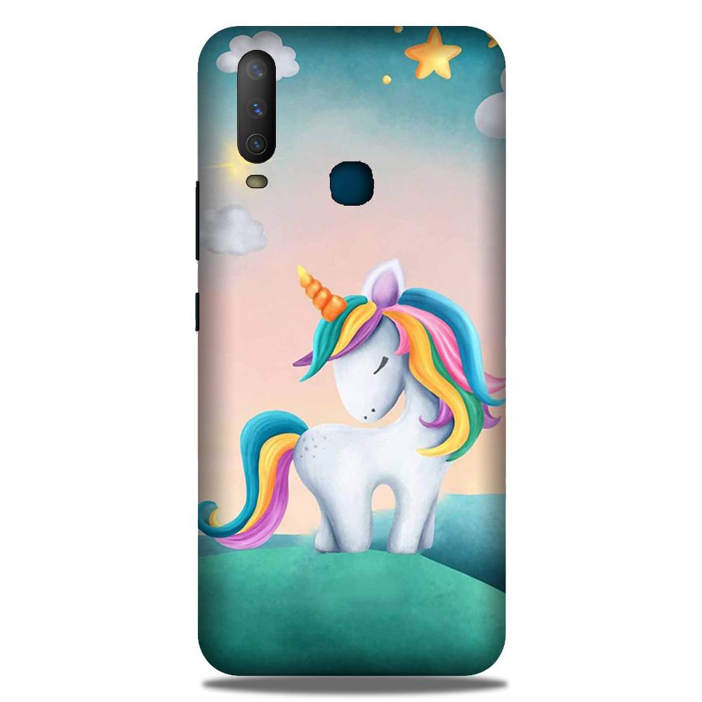 Unicorn Mobile Back Case for Vivo Y15 (Design - 366) Unicorn Mobile Back Case for Vivo Y15 (Design - 366)