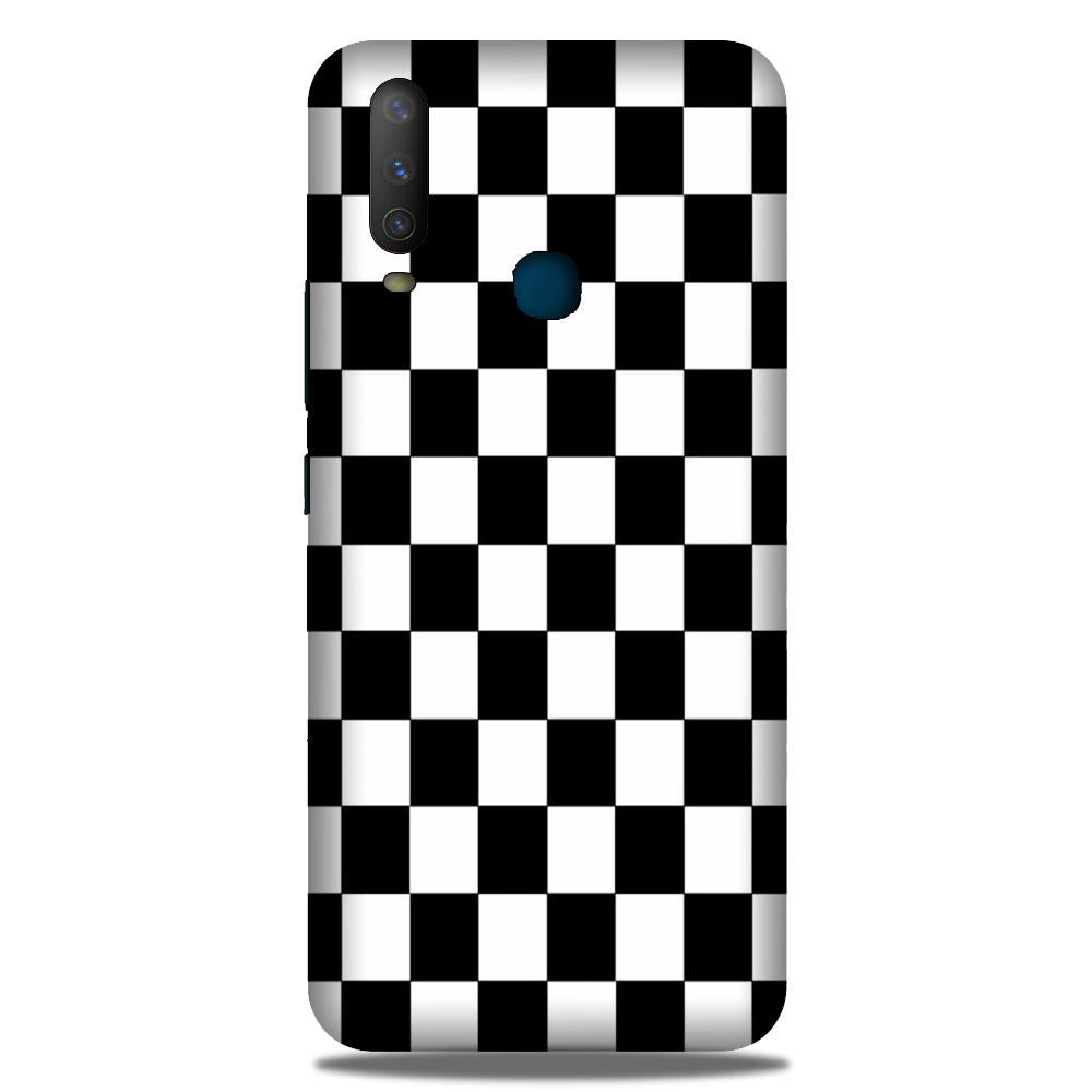 Black White Boxes Mobile Back Case for Vivo Y15 (Design - 372) Black White Boxes Mobile Back Case for Vivo Y15 (Design - 372)