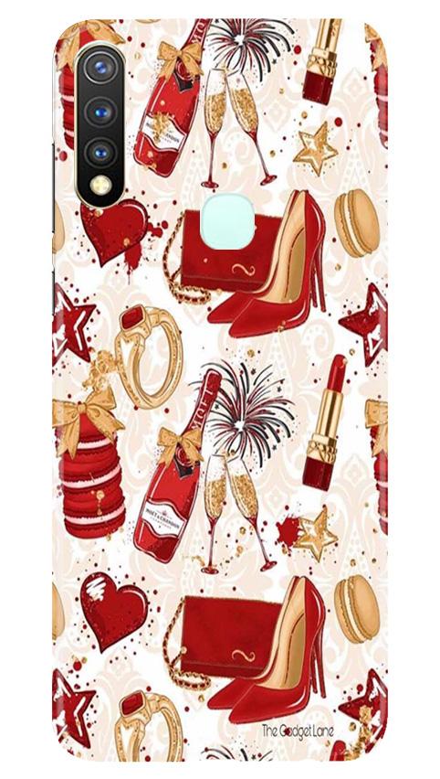 Girlish Mobile Back Case for Vivo Y19 (Design - 312) Girlish Mobile Back Case for Vivo Y19 (Design - 312)