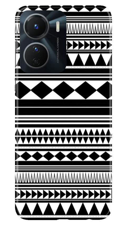 Black white Pattern Mobile Back Case for Vivo Y56 5G (Design - 5) Black white Pattern Case for Vivo Y56 5G