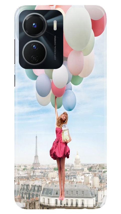 Girl with Baloon Mobile Back Case for Vivo Y56 5G (Design - 84) Girl with Baloon Case for Vivo Y56 5G