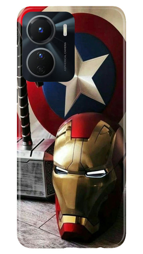 Ironman Captain America Mobile Back Case for Vivo Y56 5G (Design - 223) Ironman Captain America Case for Vivo Y56 5G (Design No. 223)