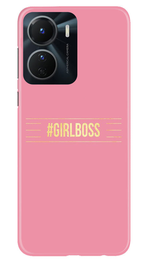 Girl Boss Pink Mobile Back Case for Vivo Y56 5G (Design - 232) Girl Boss Pink Case for Vivo Y56 5G (Design No. 232)
