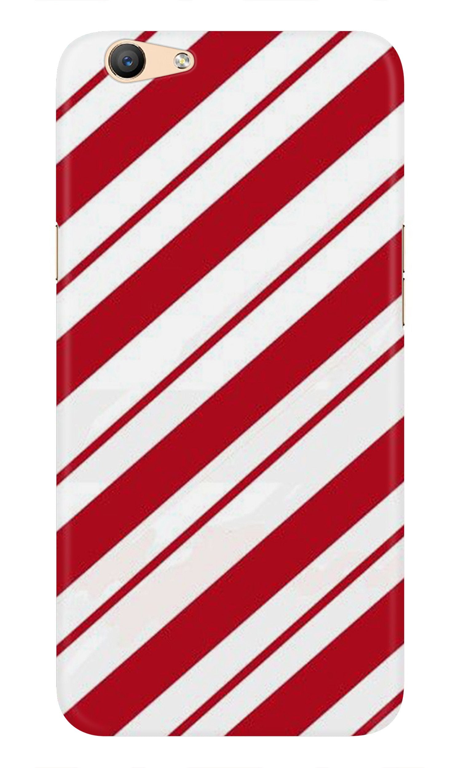 Red White Mobile Back Case for Vivo Y81i (Design - 44) Red White Case for Vivo Y81i