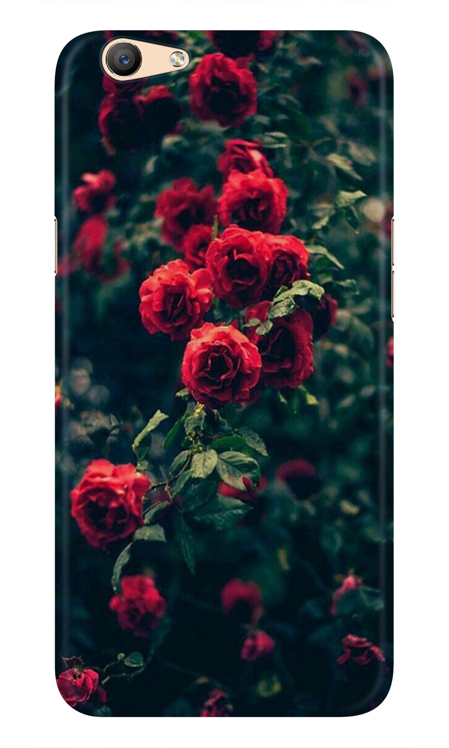 Red Rose Mobile Back Case for Vivo Y81i (Design - 66) Red Rose Case for Vivo Y81i