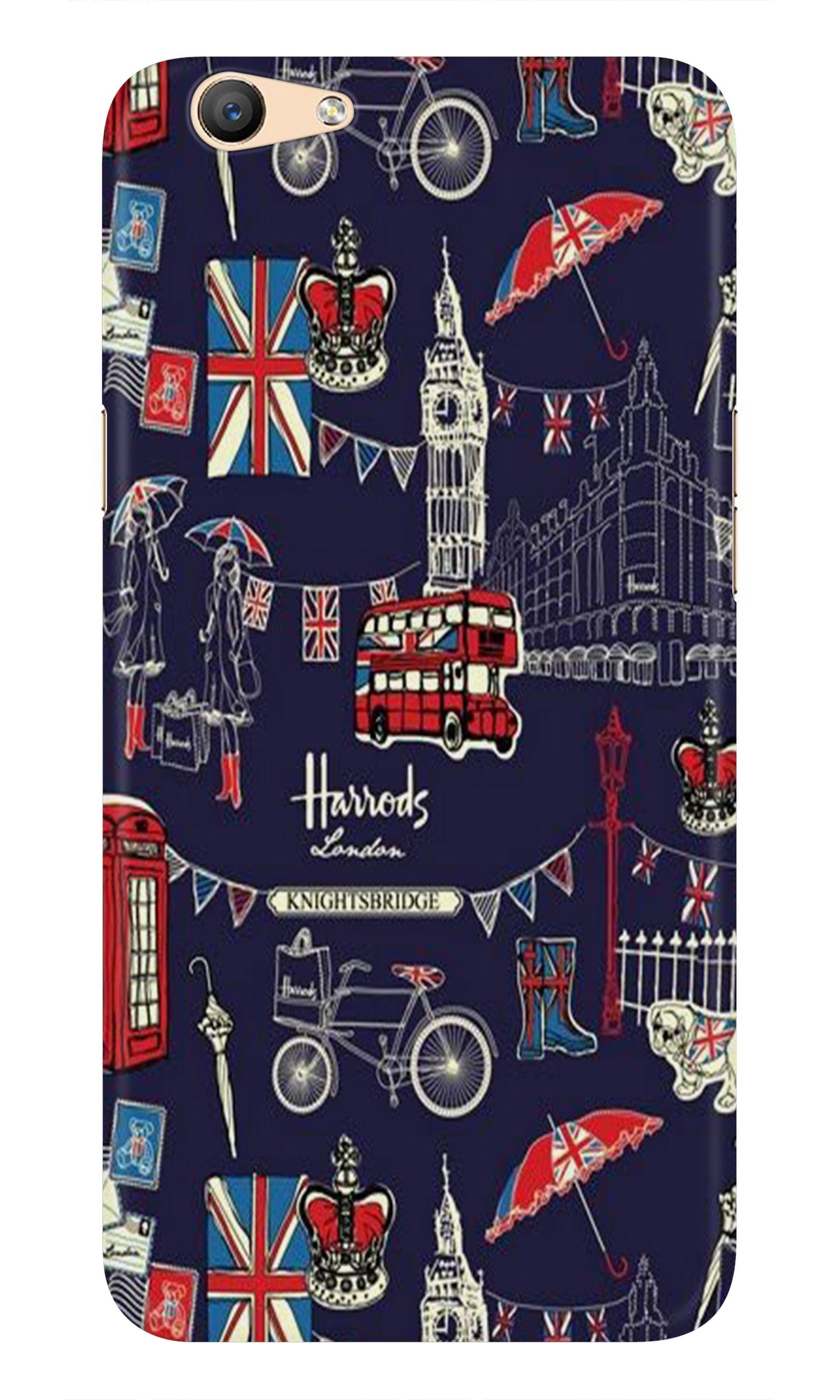 Love London Mobile Back Case for Vivo Y81i (Design - 75) Love London Case for Vivo Y81i