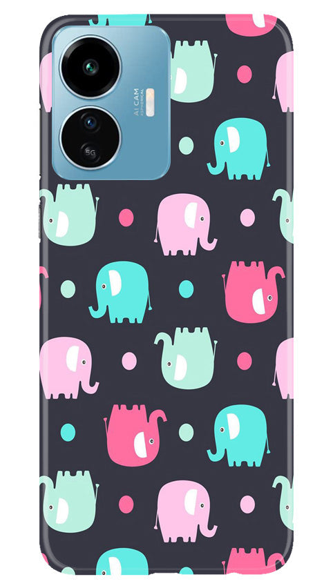 Elephant Baground Mobile Back Case for iQOO Z6 Lite 5G (Design - 44) Elephant Baground Case for iQOO Z6 Lite 5G