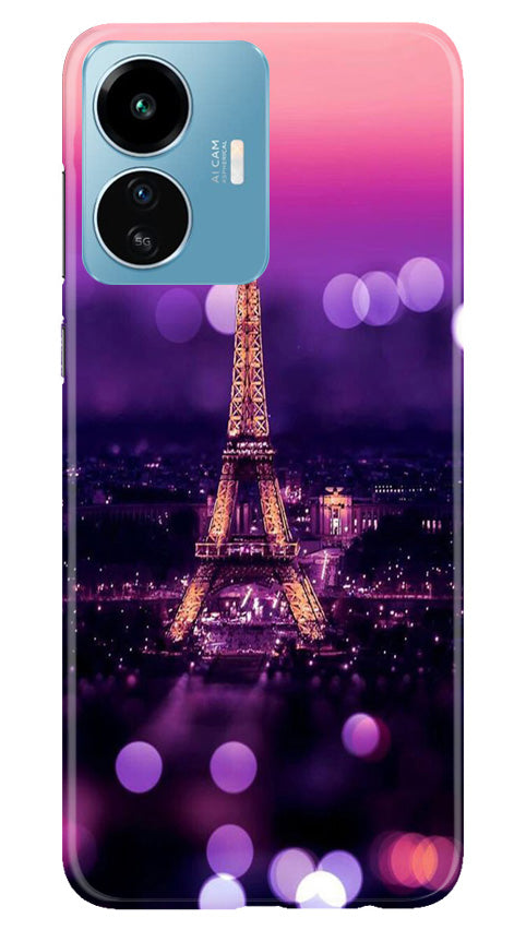 Eiffel Tower Mobile Back Case for iQOO Z6 Lite 5G (Design - 86) Eiffel Tower Case for iQOO Z6 Lite 5G