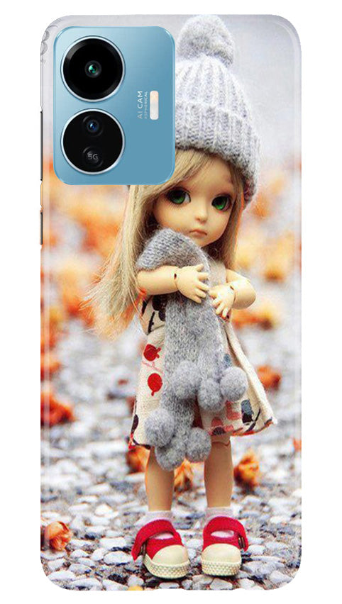 Cute Doll Mobile Back Case for iQOO Z6 Lite 5G (Design - 93) Cute Doll Case for iQOO Z6 Lite 5G