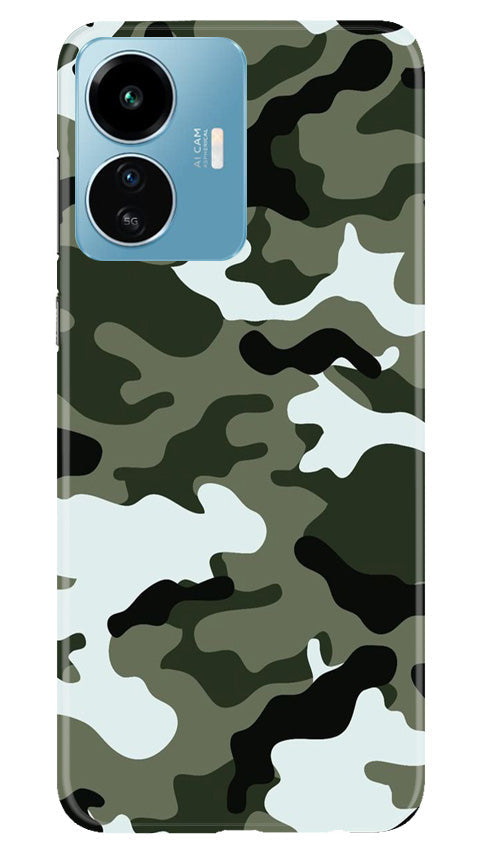 Army Camouflage Mobile Back Case for iQOO Z6 Lite 5G (Design - 108) Army Camouflage Case for iQOO Z6 Lite 5G (Design - 108)