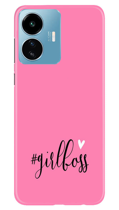Girl Boss Black Mobile Back Case for iQOO Z6 Lite 5G (Design - 237) Girl Boss Black Case for iQOO Z6 Lite 5G (Design No. 237)